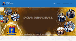 Desktop Screenshot of colegiosacramento.com.br